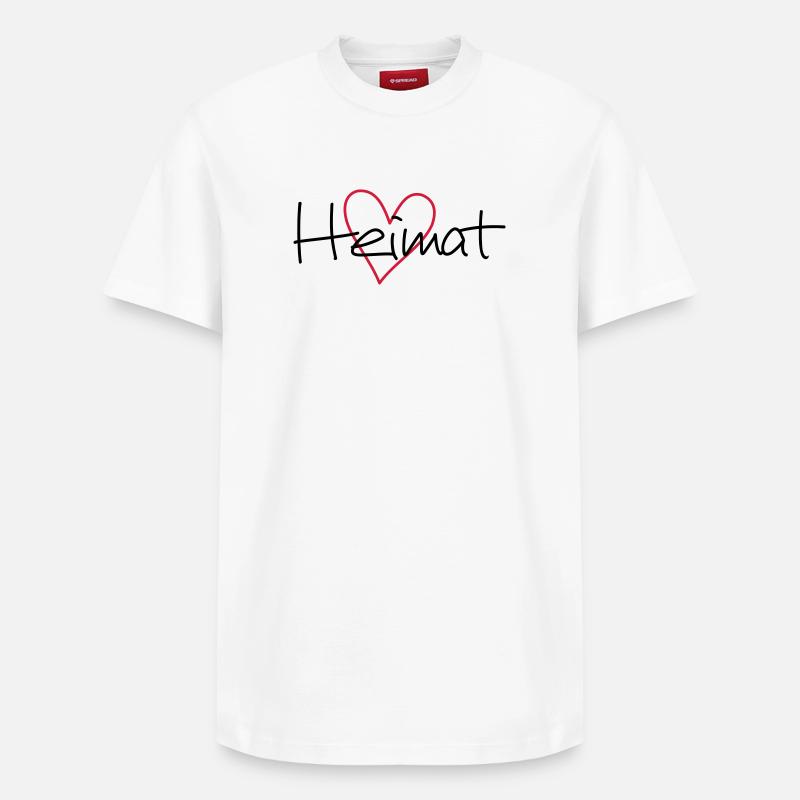 maison de coeur - T-shirt unisexe décontracté en coton Supima – de SPREAD - blanc