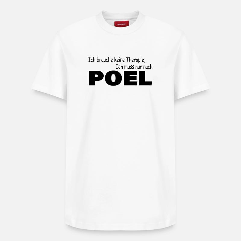 Thérapie POEL - T-shirt unisexe décontracté en coton Supima – de SPREAD - blanc