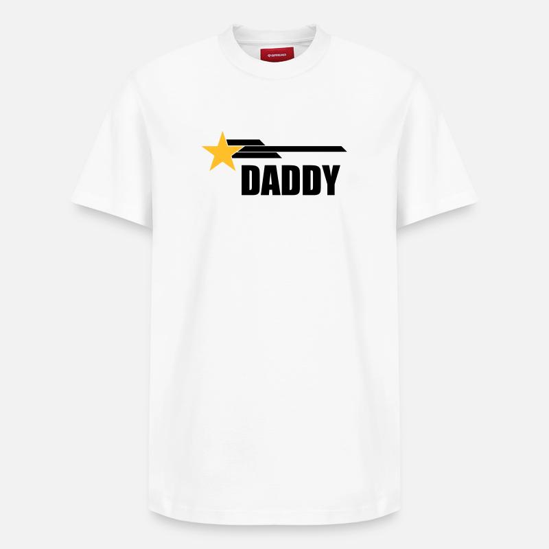 Daddy - T-shirt unisexe décontracté en coton Supima – de SPREAD - blanc