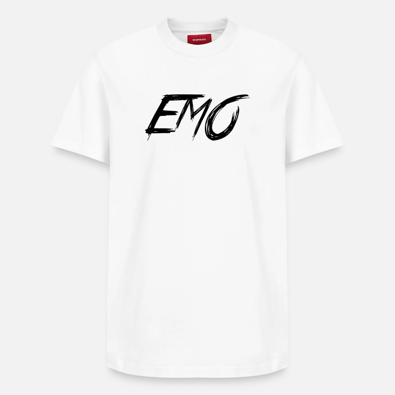 EMO - T-shirt unisexe décontracté en coton Supima – de SPREAD - blanc