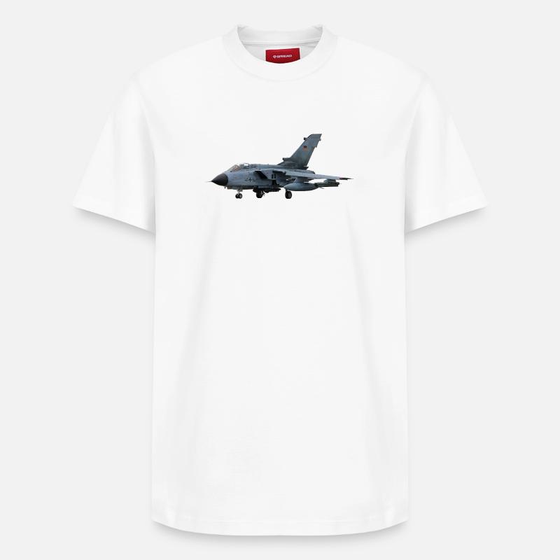Tornado - Relaxed Unisex Supima Cotton T-Shirt – von SPREAD - Weiß