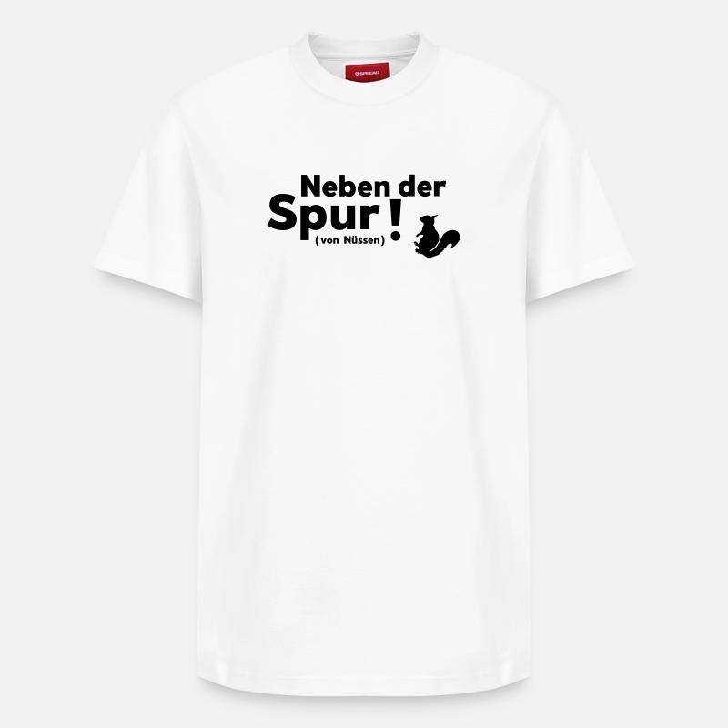 Neben der Spur - Relaxed Unisex Supima Cotton T-Shirt – von SPREAD - Weiß