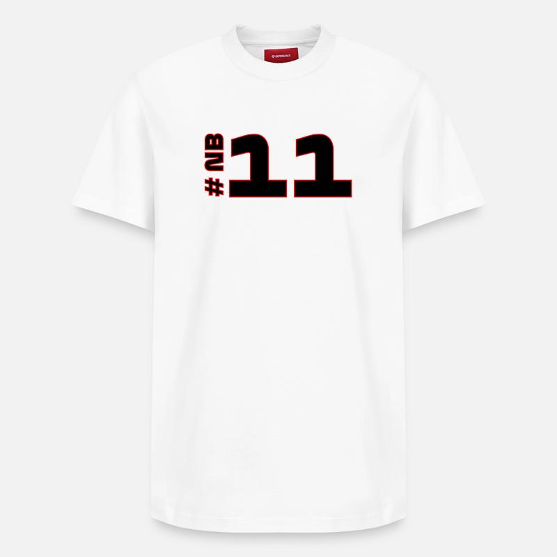 # NB11 - T-shirt unisexe décontracté en coton Supima – de SPREAD - blanc