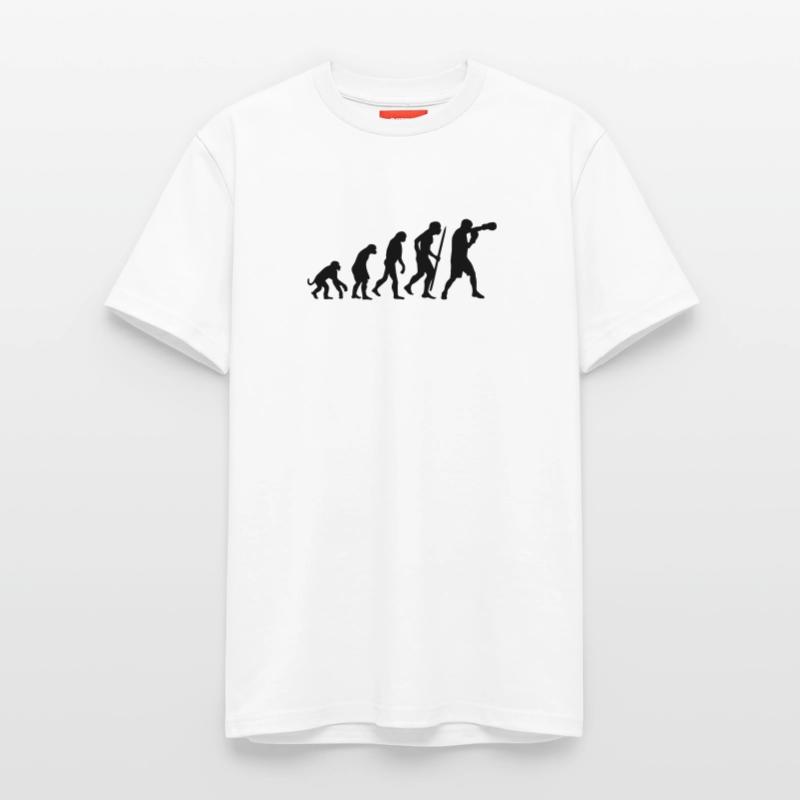 Evolution de la boxe T-shirt unisexe décontracté en coton Supima – de SPREAD