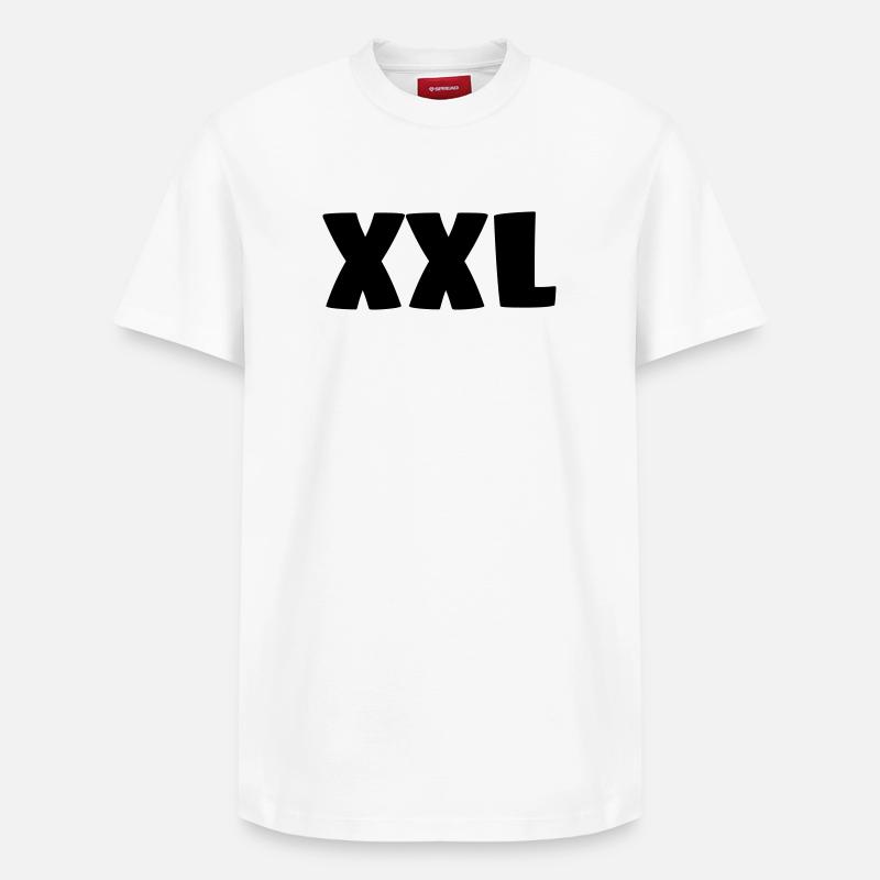 XXL - T-shirt unisexe décontracté en coton Supima – de SPREAD - blanc