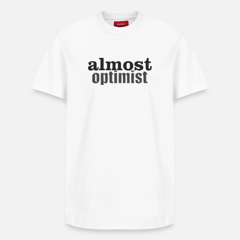 optimiste - T-shirt unisexe décontracté en coton Supima – de SPREAD - blanc
