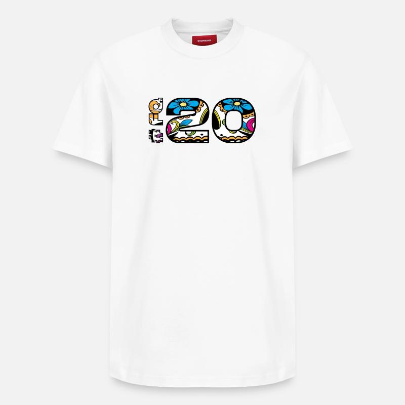 FQ20-2025-misano - T-shirt unisexe décontracté en coton Supima – de SPREAD - blanc