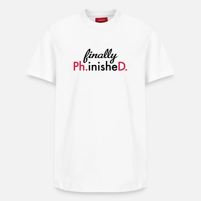 Doctorat - T-shirt unisexe décontracté en coton Supima – de SPREAD - blanc