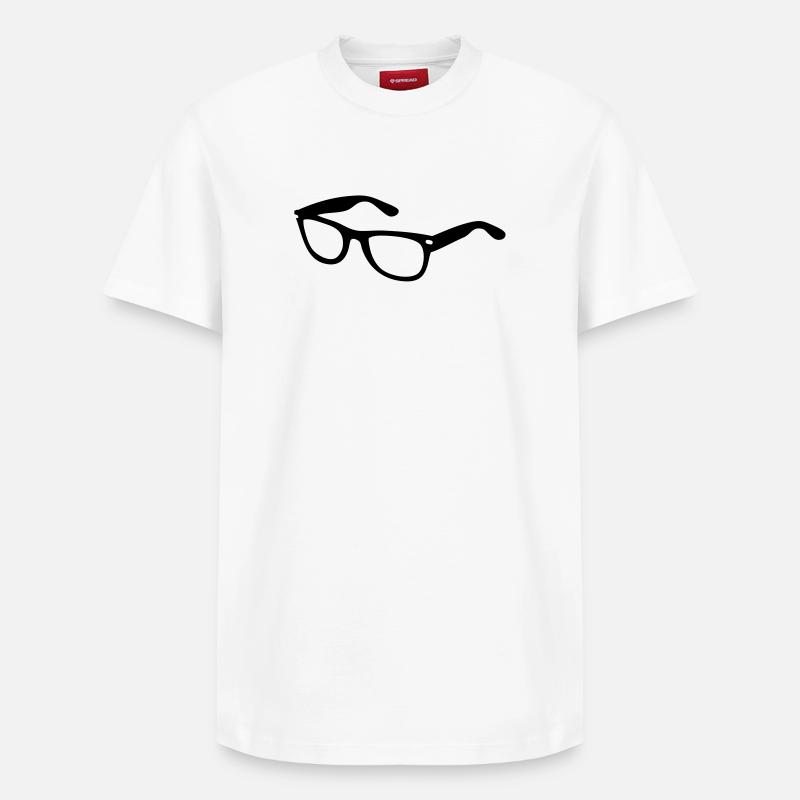 Lunettes de soleil - T-shirt unisexe décontracté en coton Supima – de SPREAD - blanc