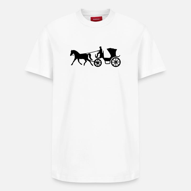 véhicule - T-shirt unisexe décontracté en coton Supima – de SPREAD - blanc
