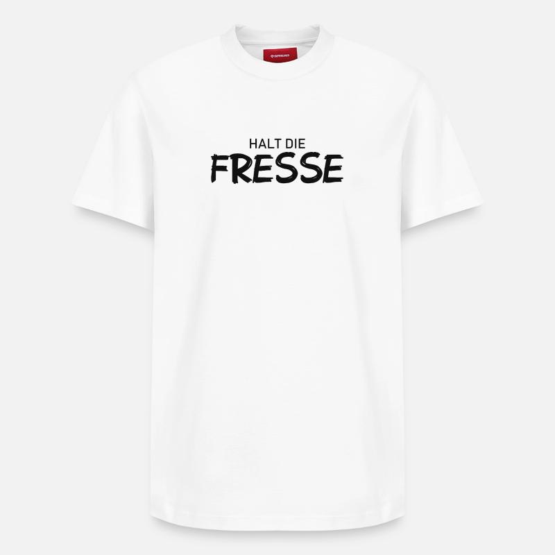 Tais-toi - Diction cool - T-shirt unisexe décontracté en coton Supima – de SPREAD - blanc