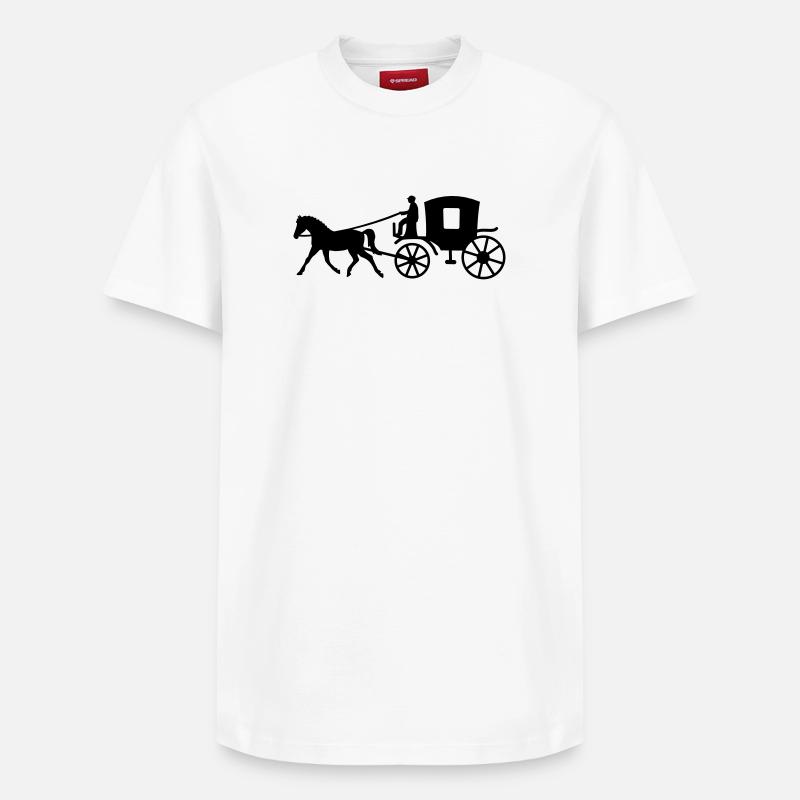 véhicule - T-shirt unisexe décontracté en coton Supima – de SPREAD - blanc