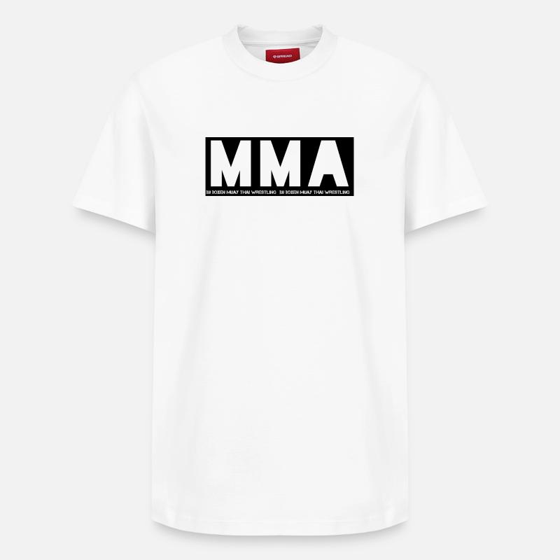 MMA - T-shirt unisexe décontracté en coton Supima – de SPREAD - blanc
