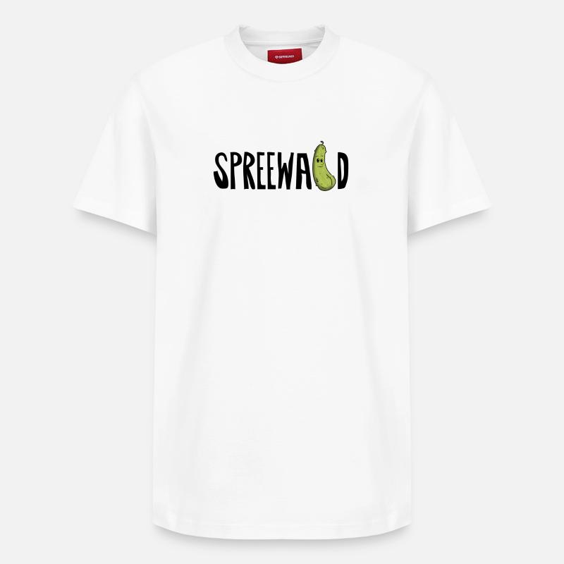 Concombre de Spreewald - T-shirt unisexe décontracté en coton Supima – de SPREAD - blanc