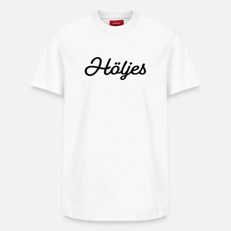 Couvercle noir - T-shirt unisexe décontracté en coton Supima – de SPREAD - blanc