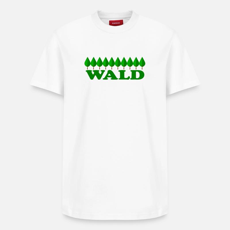 Forest - Relaxed Unisex Supima Cotton T-Shirt – by SPREAD - white