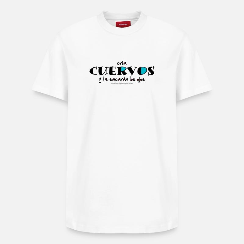 Cria cuervos - T-shirt unisexe décontracté en coton Supima – de SPREAD - blanc
