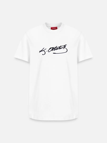 Mustafa Kemal Atatürk imza - Relaxed Unisex Supima Cotton T-Shirt – von SPREAD - Weiß