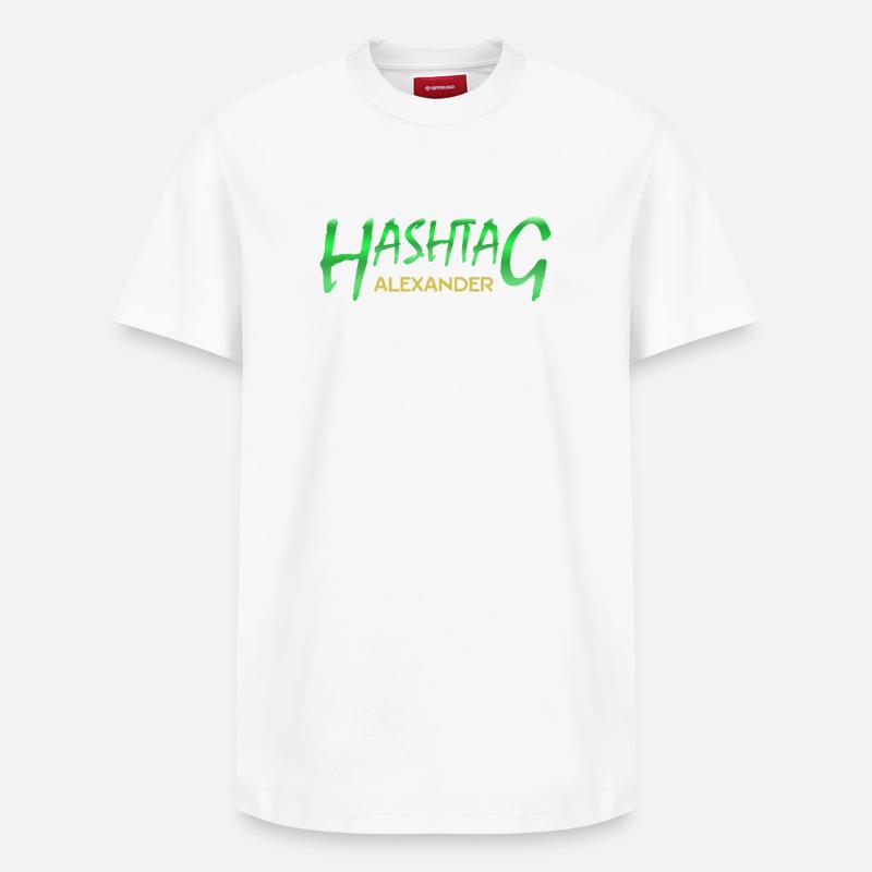 Alexandre - T-shirt unisexe décontracté en coton Supima – de SPREAD - blanc