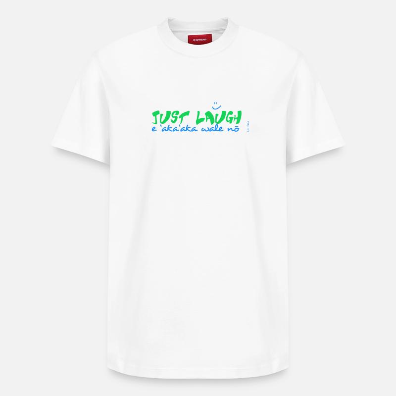 E 'aka'aka wale no - Relaxed Unisex Supima Cotton T-Shirt – von SPREAD - Weiß