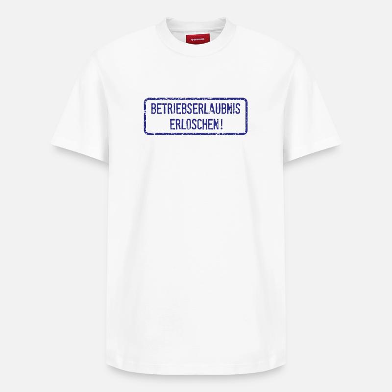 Licence d’exploitation expirée ! - T-shirt unisexe décontracté en coton Supima – de SPREAD - blanc