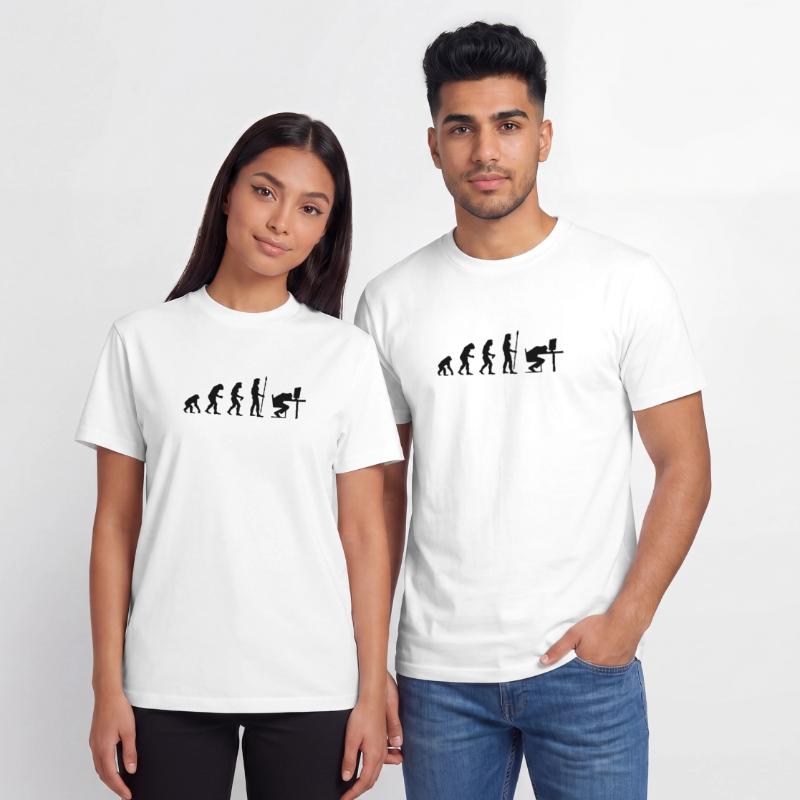 evolution_pc_4 Relaxed Unisex Supima Cotton T-Shirt – von SPREAD