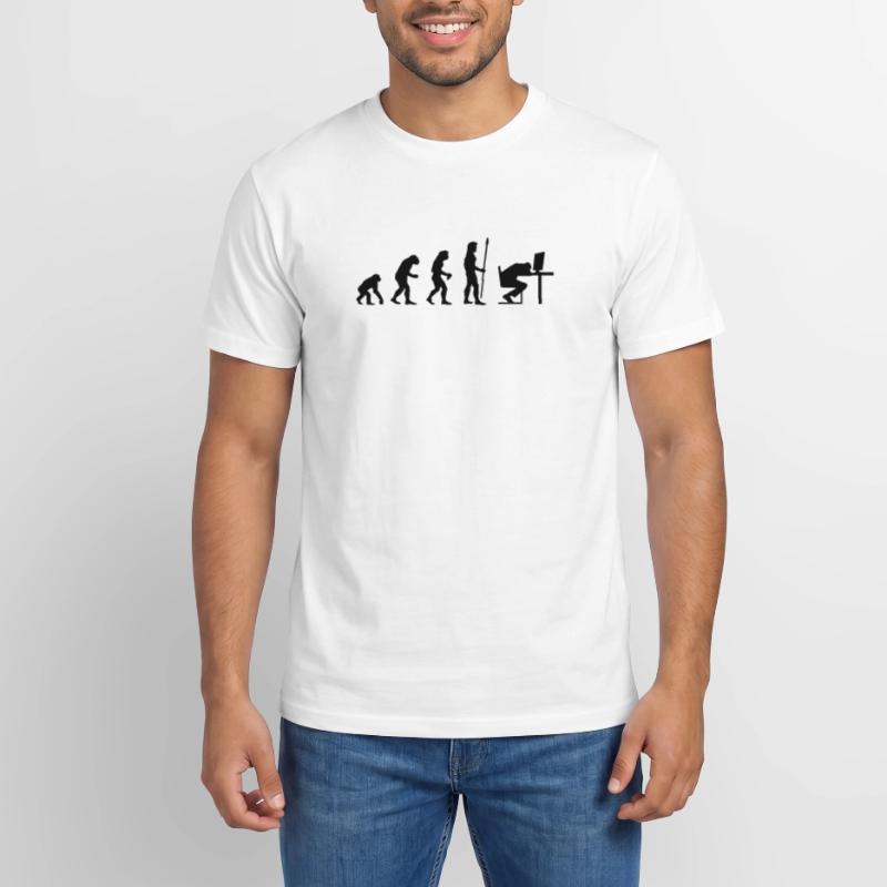 evolution_pc_4 Relaxed Unisex Supima Cotton T-Shirt – von SPREAD