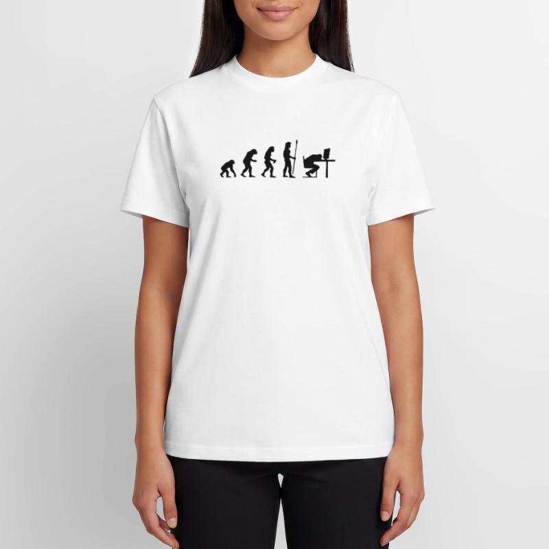 evolution_pc_4 Relaxed Unisex Supima Cotton T-Shirt – von SPREAD