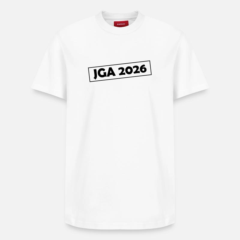 JGA 2026 - Relaxed Unisex Supima Cotton T-Shirt – by SPREAD - white