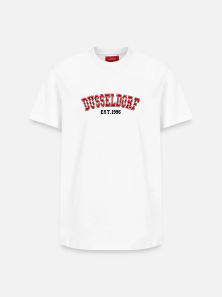 Dusseldorf Est. 1996 - Relaxed Unisex Supima Cotton T-Shirt – by SPREAD - white