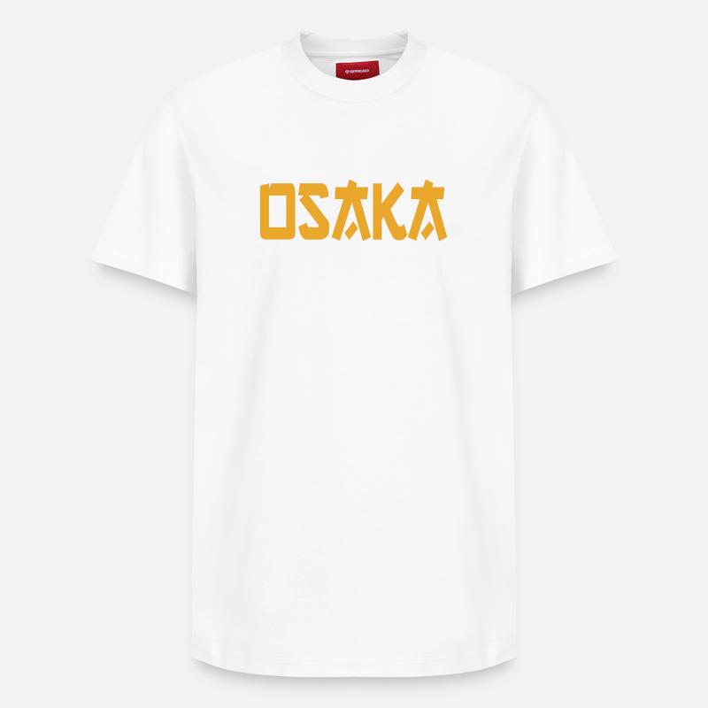 Osaka - T-shirt unisexe décontracté en coton Supima – de SPREAD - blanc