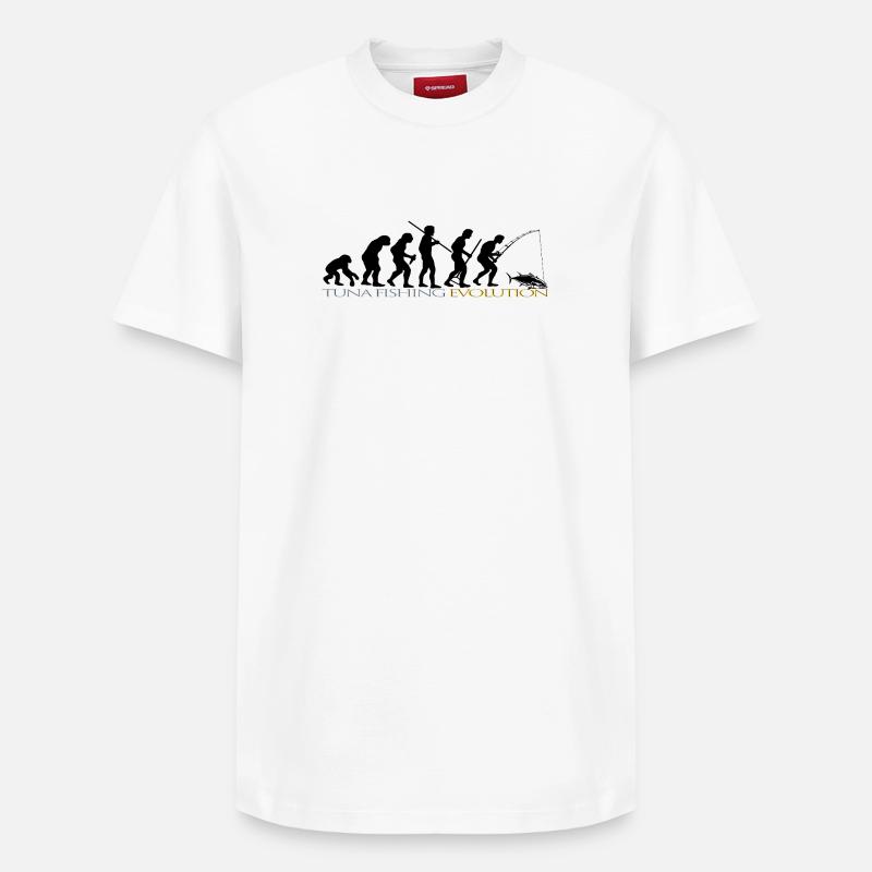 EVOLUTION DES ANGELNS - Relaxed Unisex Supima Cotton T-Shirt – von SPREAD - Weiß