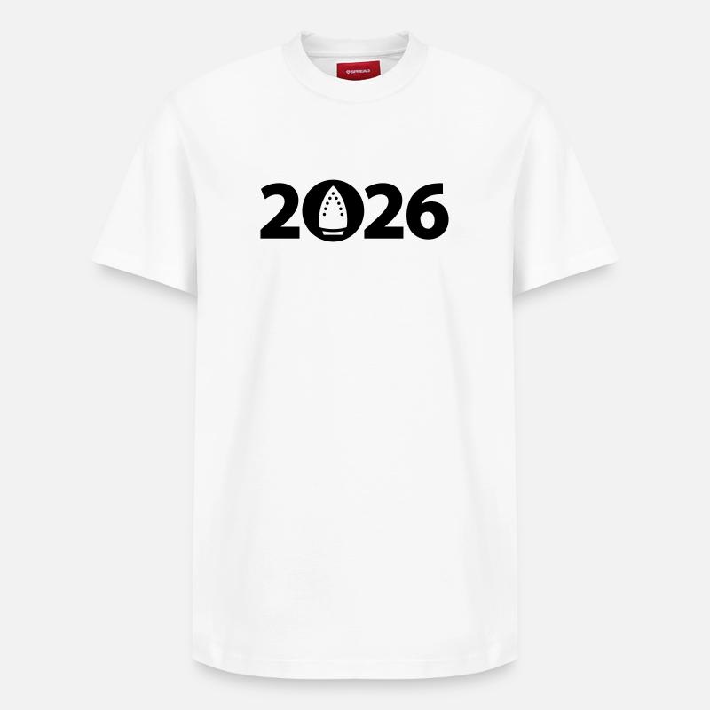 Repasser 2026, Repasser 2026 - T-shirt unisexe décontracté en coton Supima – de SPREAD - blanc