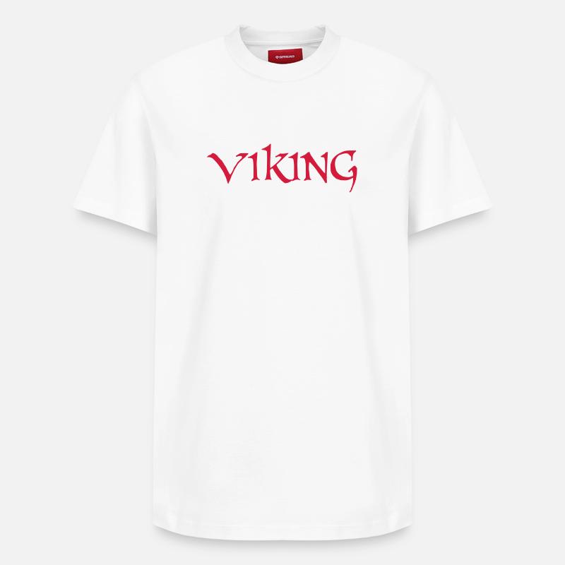 Viking - T-shirt unisexe décontracté en coton Supima – de SPREAD - blanc