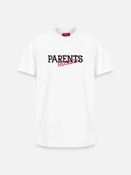 Parents heureux ! - T-shirt unisexe décontracté en coton Supima – de SPREAD - blanc