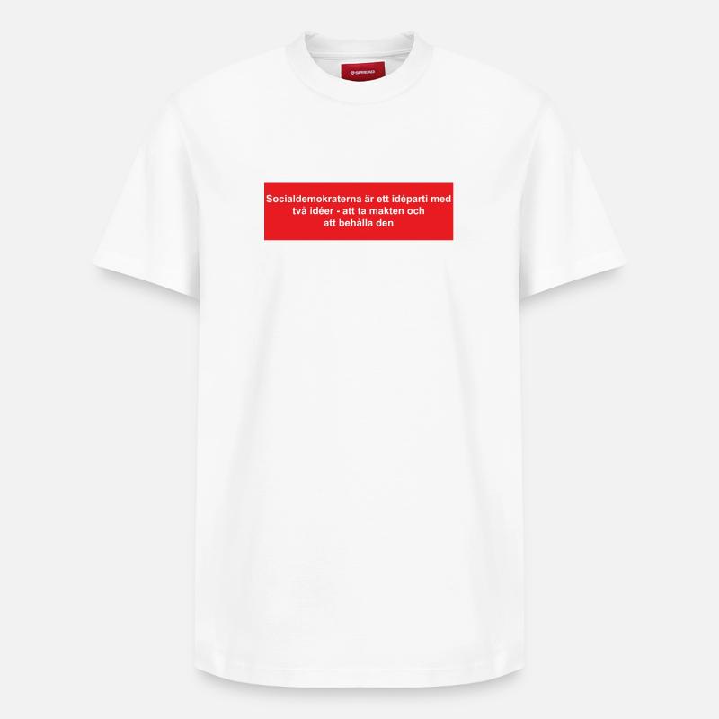 Anti Sosse - T-shirt unisexe décontracté en coton Supima – de SPREAD - blanc