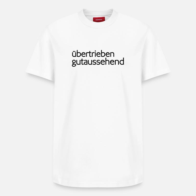 exagérément beau - T-shirt unisexe décontracté en coton Supima – de SPREAD - blanc