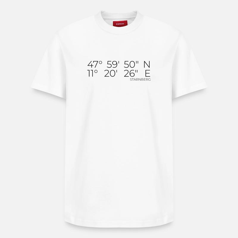 Coordonnées Starnberg - T-shirt unisexe décontracté en coton Supima – de SPREAD - blanc