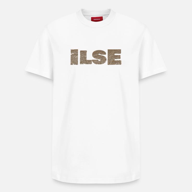 Nom : Ilse - T-shirt unisexe décontracté en coton Supima – de SPREAD - blanc