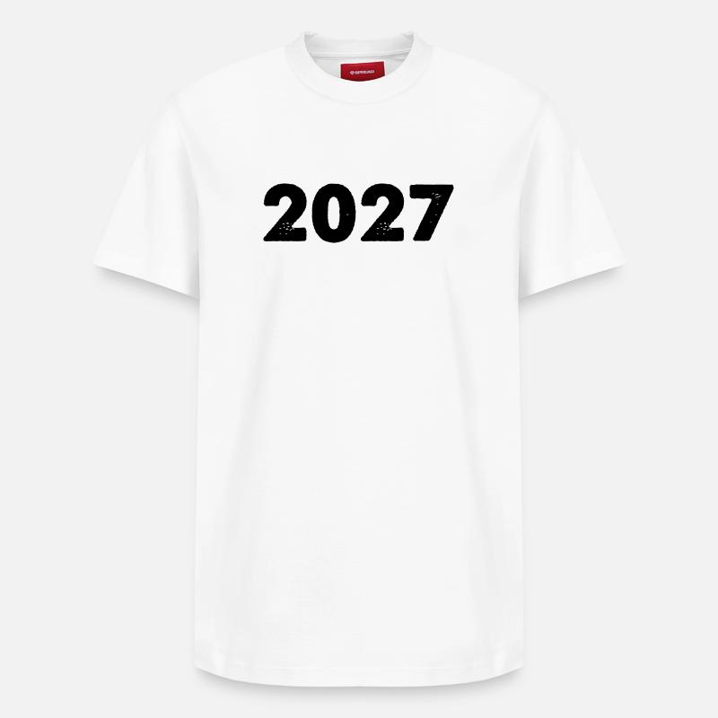 2027 - T-shirt unisexe décontracté en coton Supima – de SPREAD - blanc