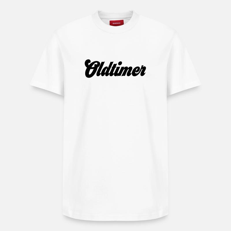 Oldtimer - Relaxed Unisex Supima Cotton T-Shirt – von SPREAD - Weiß