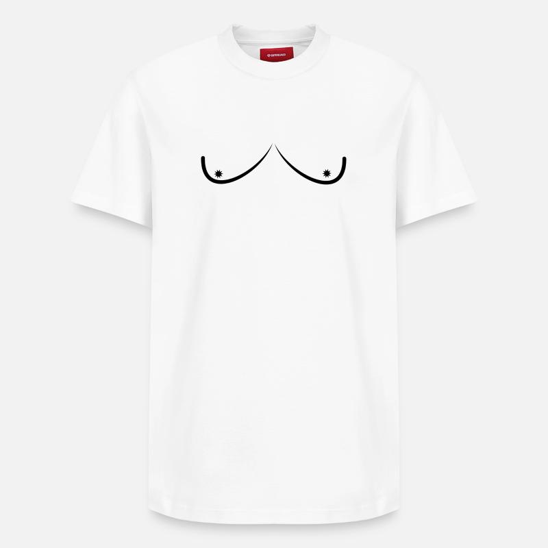 Tittis - T-shirt unisexe décontracté en coton Supima – de SPREAD - blanc