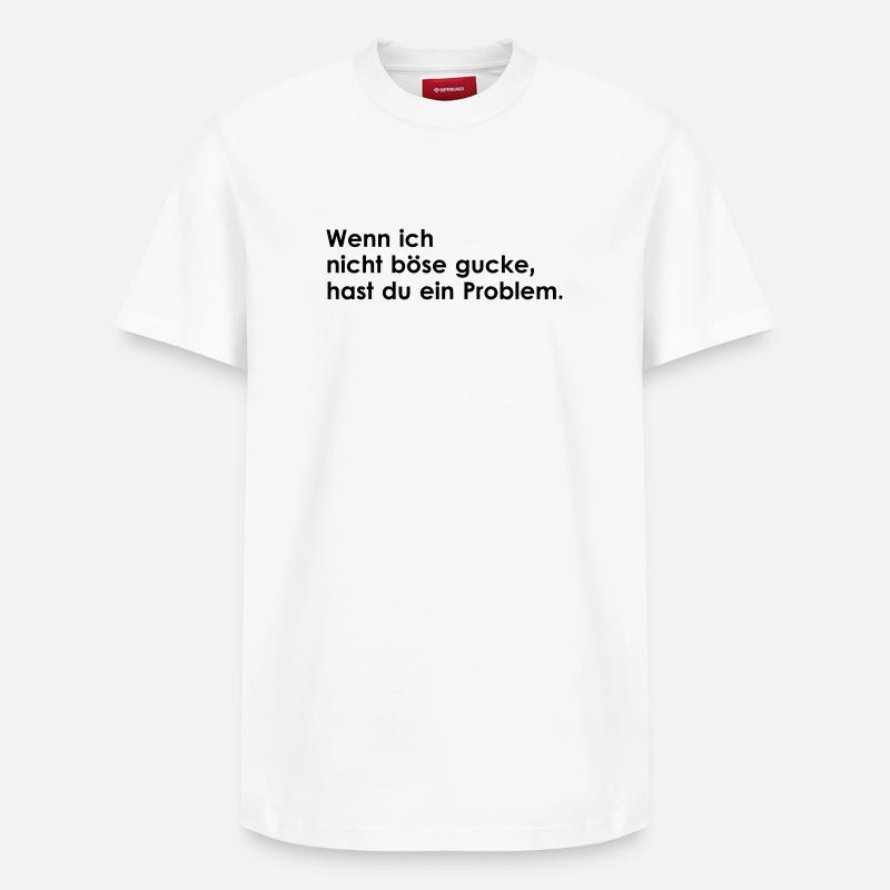 nicht_boese - T-shirt unisexe décontracté en coton Supima – de SPREAD - blanc