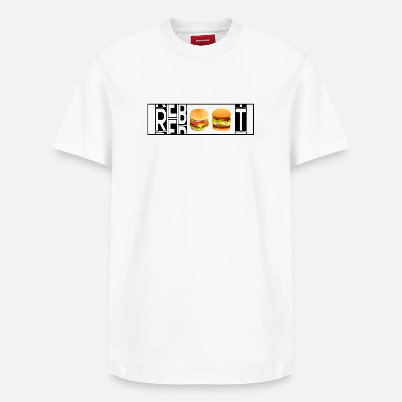 REBOOT - T-shirt unisexe décontracté en coton Supima – de SPREAD - blanc