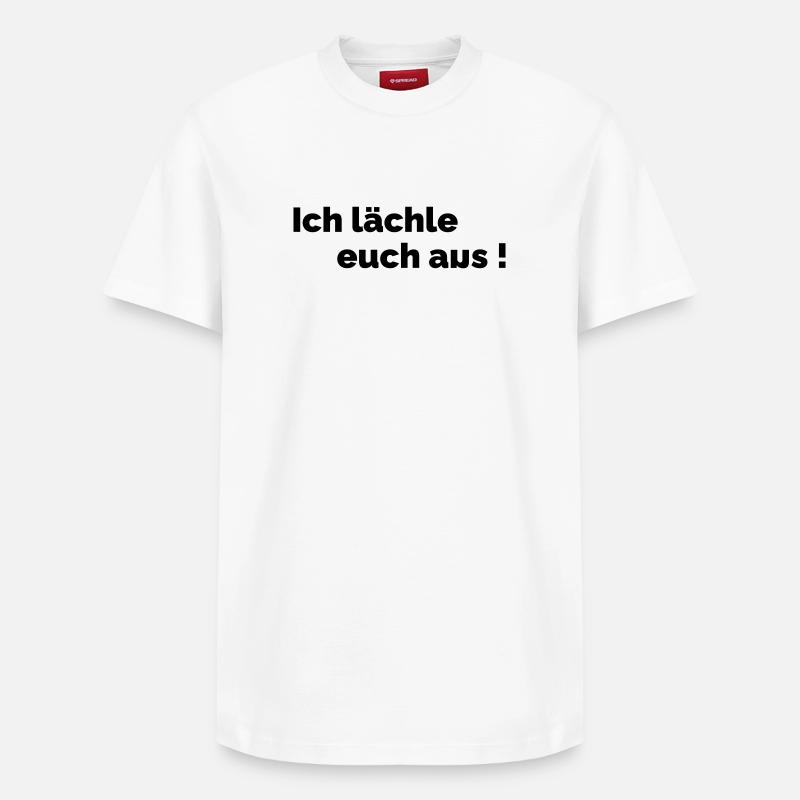 Je me moque de toi - T-shirt unisexe décontracté en coton Supima – de SPREAD - blanc