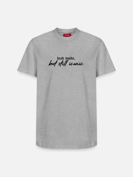 Dead Inside, Still Iconic – Dark & Stylish - Relaxed Unisex Supima Cotton T-Shirt – von SPREAD - Weiß