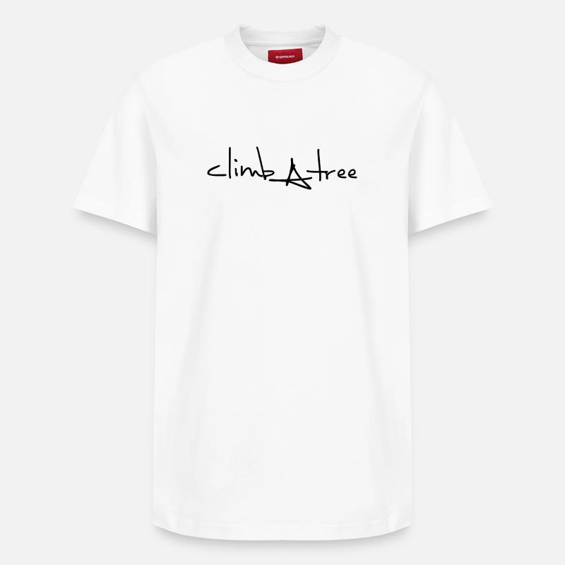 climbAtree - T-shirt unisexe décontracté en coton Supima – de SPREAD - blanc