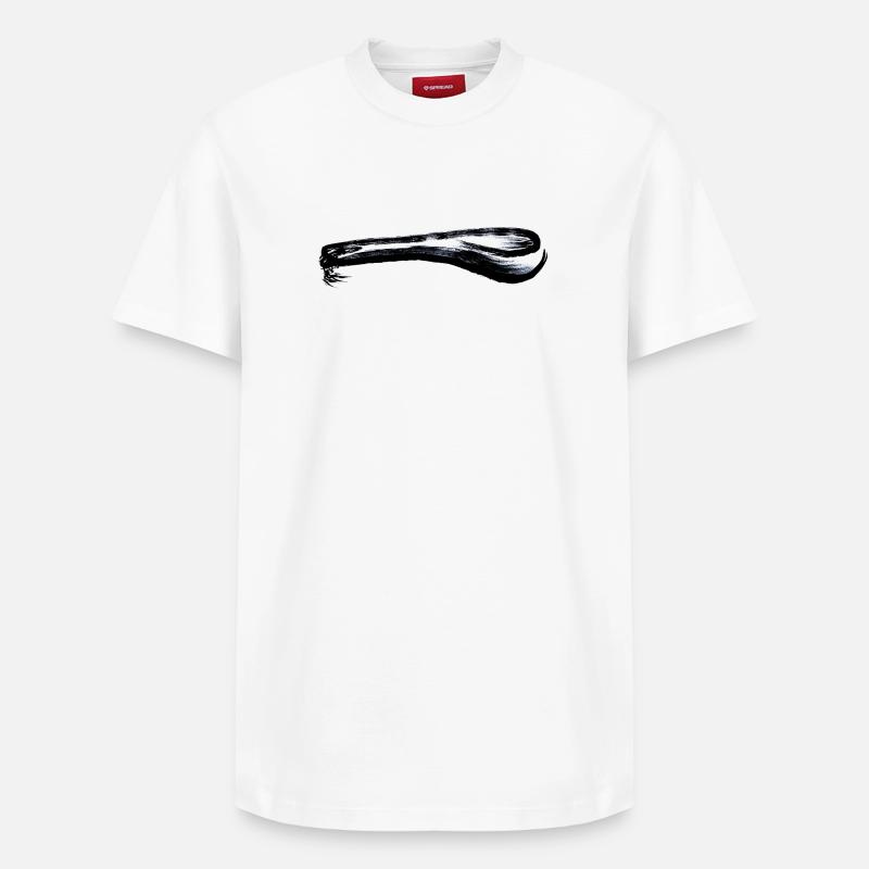 cuillère épaisse - T-shirt unisexe décontracté en coton Supima – de SPREAD - blanc