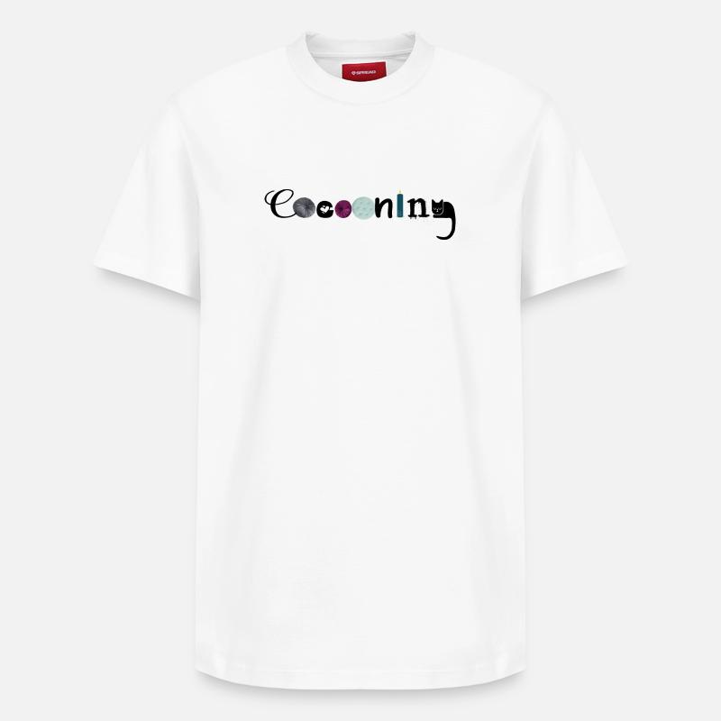 cocooning - T-shirt unisexe décontracté en coton Supima – de SPREAD - blanc