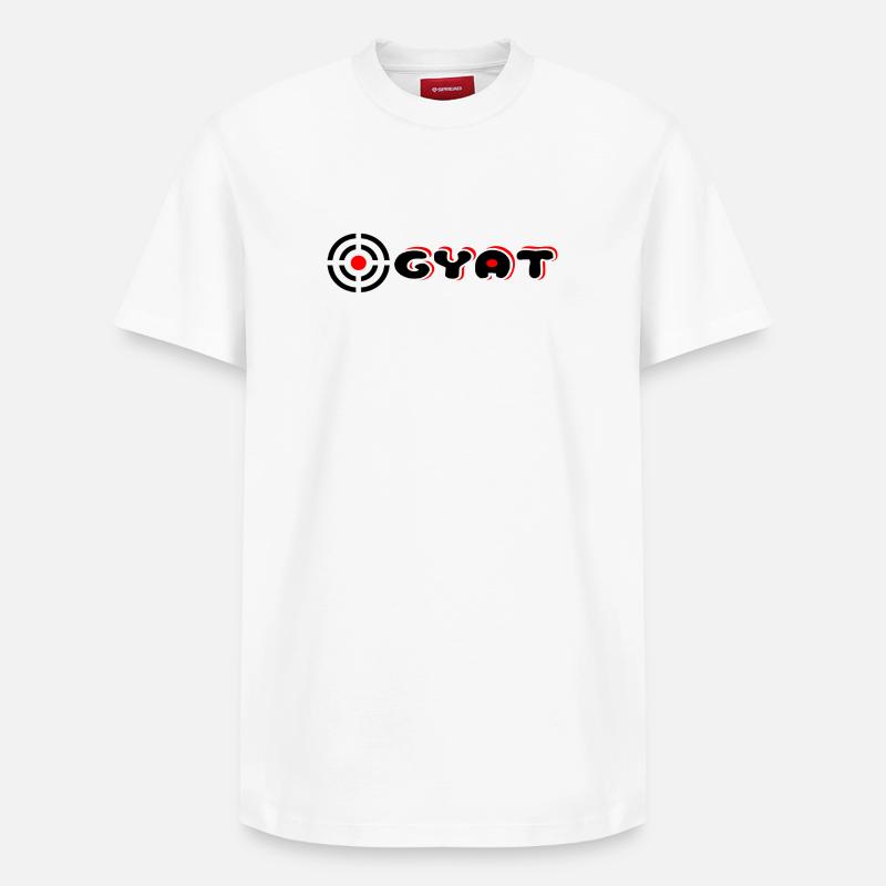 Gyat - T-shirt unisexe décontracté en coton Supima – de SPREAD - blanc